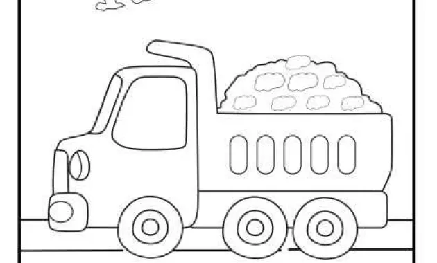 Lembar Mewarnai Kendaraan Buku Lembar Mewarnai Kendaraan